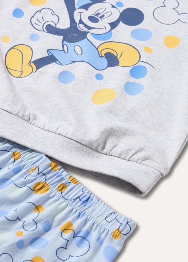 Set pijama pentru băieți cu imprimeu Mickey Mouse