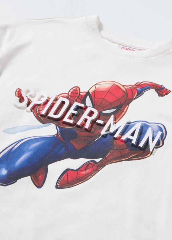 Tricou alb Spider-Man