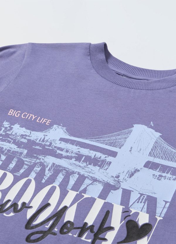 Bluza cu mânecă lungă "Big City Life" pentru fete
