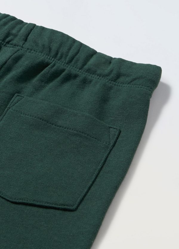 Pantaloni de trening verde închis pentru copii, sport și relaxare