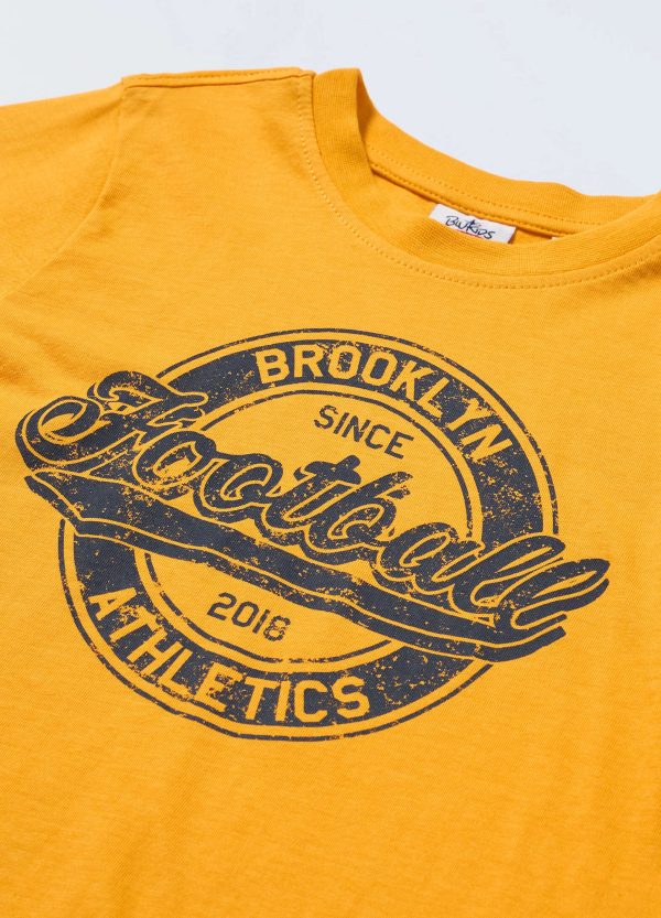 Tricou Mânecă Lungă pentru Copii 'Brooklyn Football Athletics' – Stil Sportiv și Energie Vibrantă